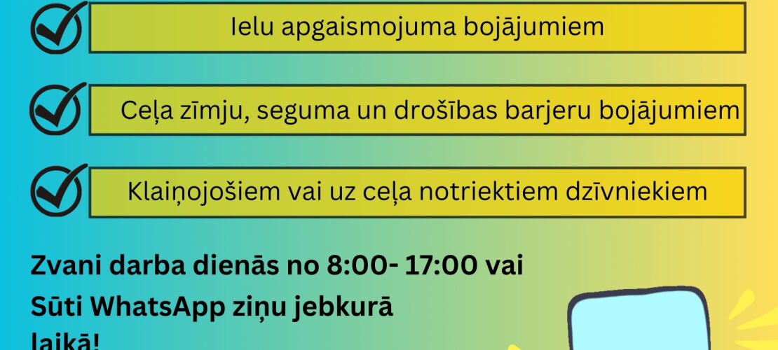 Ziņot par pamanītām problēmām Jēkabpilī ir pavisam vienkārši