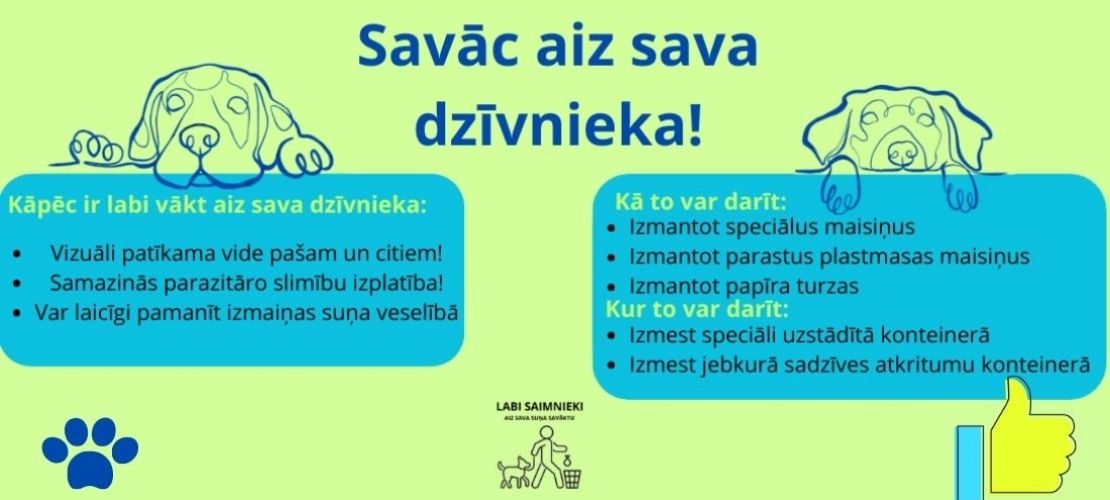 Lūdzu, satīriet aiz sava suņa! 