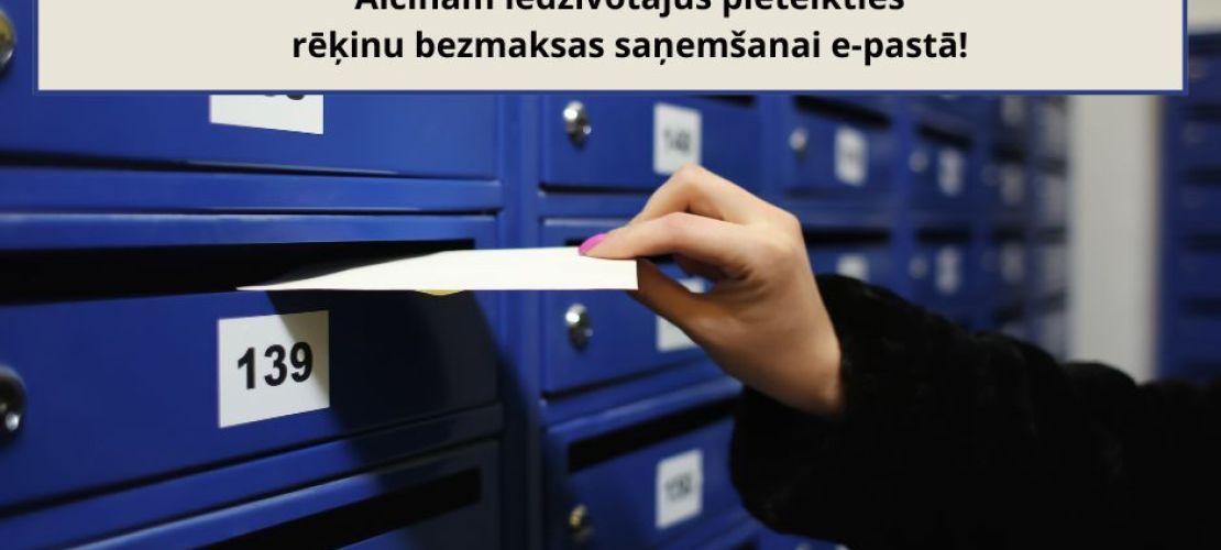 Papīra formas rēķins pastkastītē- no februāra dārgāks