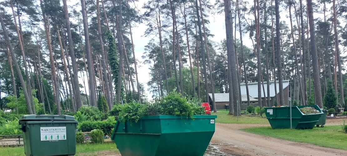 Informācija par kapu labiekārtošanas darbiem Jēkabpils pilsētas kapos
